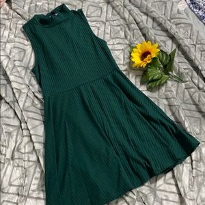 Olive Green Skater Dress 👗